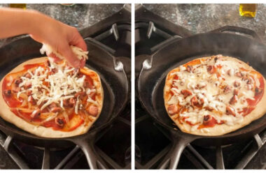 Швидко та смачно: піца на сковорідці за 10 хвилин.