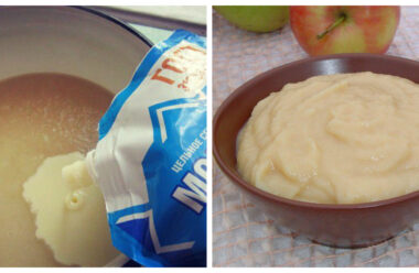Неймовірно смачне яблучне пюре «Ніженка» зі згущеним молоком