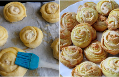 Смачненьке домашнє сирне печиво «Троянда». Виходить корисне та апетитне.