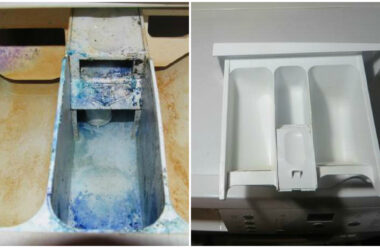 Простий спосіб почистити забруднений лоток пральної машинки