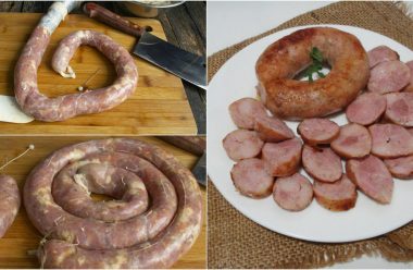 Рецепт домашньої ковбаси зі свинини. Виходить ароматна, смачна та натуральна
