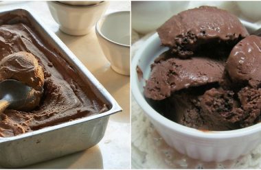 Домашнє шоколадне морозиво. Виходить дуже смачне, а головне натуральне