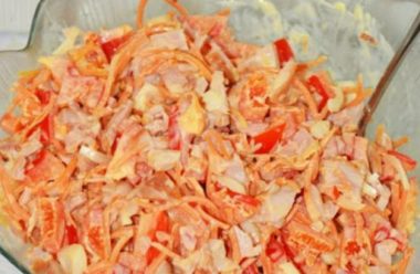 Смачний та простий салат з моркви по-корейськи, за новим рецептом