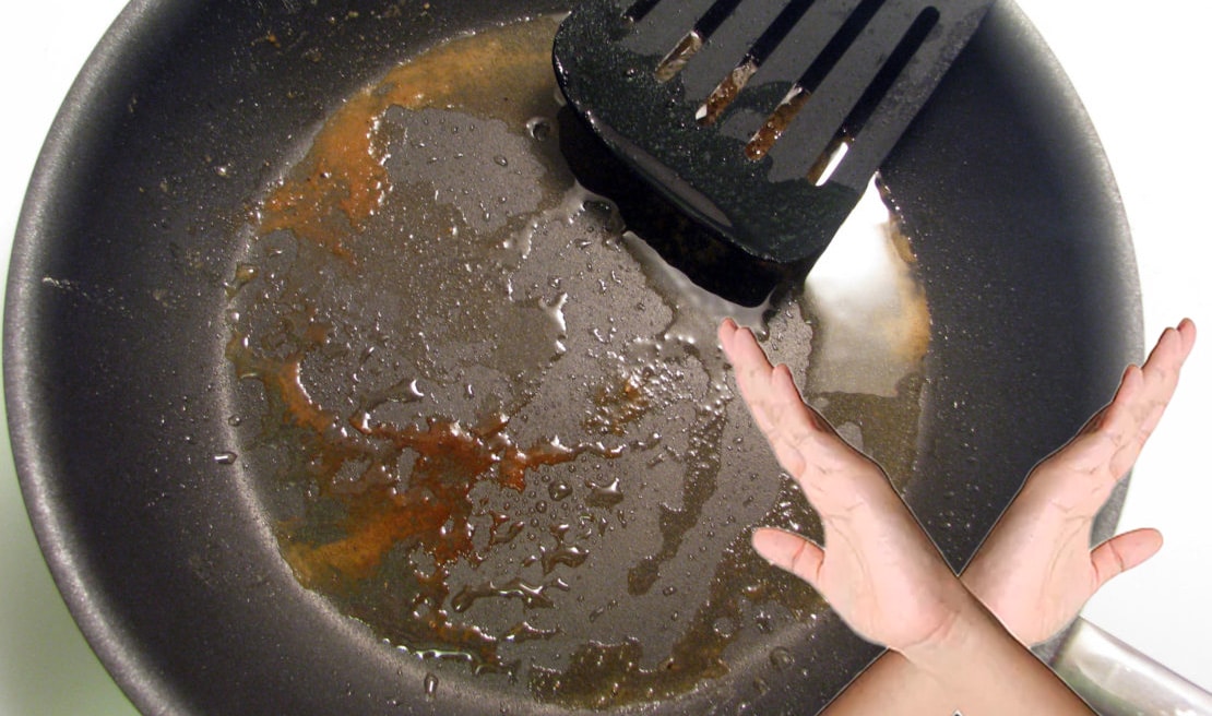 Ніколи не робіть цього зі сковорідкою, щоб не зіпсувати антипригарне покриття